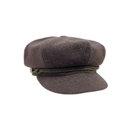 PREMIER Fiddler hat wool brown bikers hat vintage