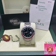 GMT-MasterII - 16710 - Coke - Fullset - 97%New - 可樂圈 - 密窿 - 直殼 - 圈片已退色 - 已停產 - 40mm -