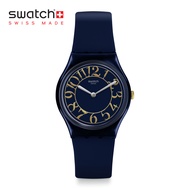 Swatch Gent BACK IN TIME GN262 Blue Silicone Strap Watch