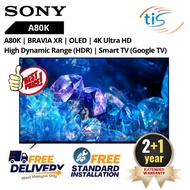 SNY-XR65A80K | Sony 65inch A80K BRAVIA XR OLED 4K Ultra HD High Dynamic Range (HDR) Smart TV (Google TV)