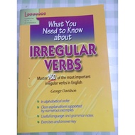 What you need to know about irregular verbs