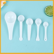 Cheseday 10Pcs 1g 3g 5g 10g Measuring Plastic Scoop Measuring Spoons Milk Powder Spoons New