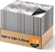 Sound Deading Material for Cars, 80mil (2mm) 36 sqft (3.4 sqm) Car Sound Deadening mat, Butyl Automo