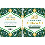 Book of Friday Sermons Ad-Da'wah with Eid al-Fitr adha gerhana and biil