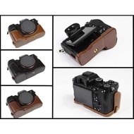 Leather case, Half case for Sony A7M4, A1, ,A7S3 camera