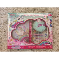 Kids Unicorn Journal Set | Secret Lock Journal Set & Pom Pom Pen