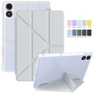 2024 New For Redmi Pad Pro 12.1 Case Cover Acrylic Clear Hard Back Stand Smart Cover For Xiaomi Poco