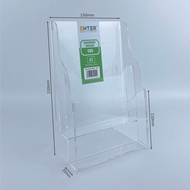 Khay đựng giấy Hộc đựng tờ rơi Kệ mica nhiều giấy 2 ngăn Enter C05 150x210mm A5 đứng 2mm