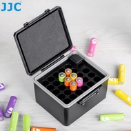 JJC 28 Vertical Slot AA battery Case with Battery Checker IP 67 Sealed Water-resistant 2A Battery Pr
