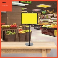 [Predolo] Floor Standing Sign Holder Adjustable Sign Holder Pedestal Tag Advertising Iron
