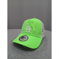 Original New Era 9Forty LA Dodgers Green A-Frame Trucker Cap