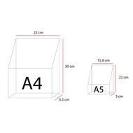 Clear Acrylic Boucher / Flyer Holder - A5 & A4 size