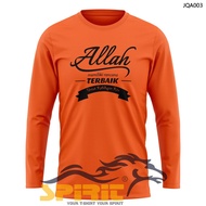 KATUN ISLAMIC T-SHIRT FOR MEN'S LONG TAUHID DAKWAH JUMBO XS XXXL COTTON SPIRIT TSHIRT
