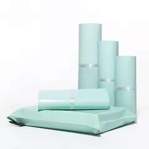 20PCS Courier Bag Envelope Green Packaging Delivery Bag Waterproof Self Adhesive Seal Pouch Mailing 