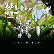 MUFAN CO2 Regulator Splitter (CO2 Equipment) (Aquarium/Aquascape/Planted Tank)