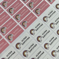 IRON ON CLOTHING LABELS (COLOUR)