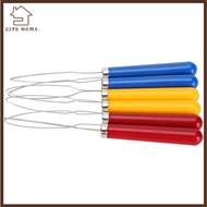 YELGIRL 6pcs Button Hook Tool, Random Colors Comfort Grip Handle Zipper Pull Assist Tool, Assist Too