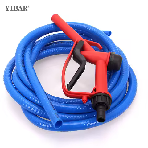 1pc Plastic Manual Heavy Duty Fuel Nozzle Gun With Hook Straight Nozzle - Diesel And Petrol Nozzle M