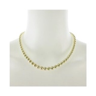 SHINJU Tasaki 珍珠珍珠項鍊吊墜白奶油正品珍珠約 6mm 42cm 配飾