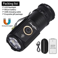 Haixnfire X31 dẫn đèn pin mini Cắm Trại Ngoài trời ánh sáng 3500 Lumen có thể sạc qua USB đèn pin mi