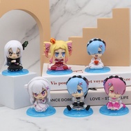 Action Figure Re:Zero - Starting Life in Another World | ReZero Anime Display | Ram Emilia Rem Beatr