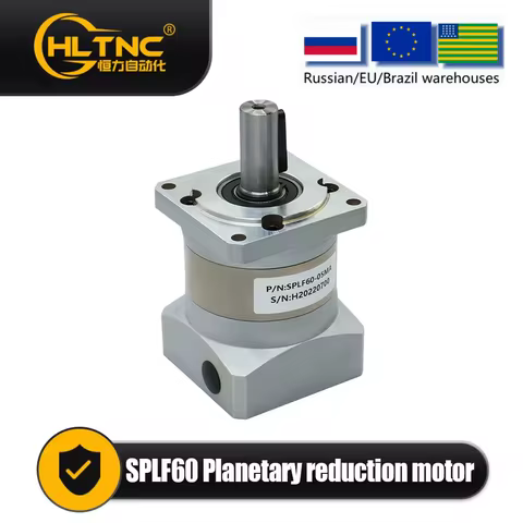 Planetary Reducer SPLF60 Suitable For 60 Servo Motor 200w 400w 600w Gear Ratio 4 / 5 / 7 / 10 Max 25