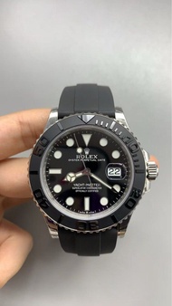 Rolex Yacht-Master 42mm 黑色橡膠帶