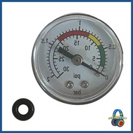 MOOMMY Sand Filter Pump Pressure Gauge Stainless Housing for HVAC Hydraulic Accessory