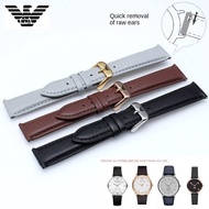 Substitute Armani Armani Watch Strap AR1674 AR80022 AR80015 AR9113 Genuine Leather Watch Bands