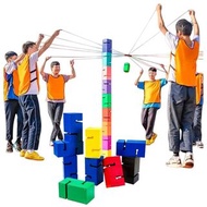5Pcs Outdoor Sport Teamwork Game Props Toy ChildrenCooperate To Build Tower Kindergarten Sensory Equ
