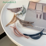 TWINKLE1 Morandi Hair Clips Plastic Headwear Top Clips Morandi Color Korean Dripping Hairpin