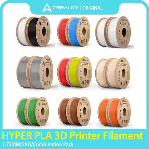 2 Rolls CREALITY Hyper PLA Filament 1.75mm 1KG Hyper Series PLA 3D PLA Filament for Creality K1/K1 M