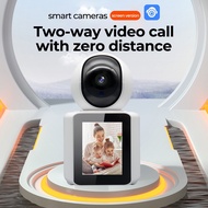 camera wifi  360 degree security camera,360 degree rotate 1080P CCTV Two-WayCamera Hd Video Intercom Call Camera With Display ScreenFor Home Security