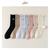 [Augustcloth] Socks, big bow socks