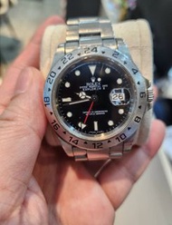 『已交流』勞力士 16570 ROLEX 黑探二 探險家II 黑色面盤