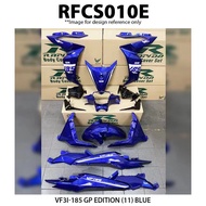 Body Cover Set Rapido VF3i SYM 185 GP Edition (11) Blue Nardo Grey Cyan Accessories Motor Malaysia S