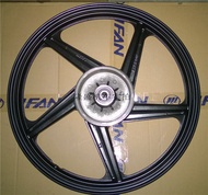 อลูมิเนียมด้านหลังดุมล้อสําหรับ Lifan CC125 CC150 LF125-2C LF150-2C รถจักรยานยนต์ด้านหลังล้อ Trim Ci