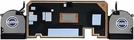 Replacement New Dual Cooling Fan with Plus Heatsink for Dell XPS 13 7390 9310 2-in-1 Laptop 0VDFK8 A