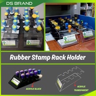 Rak Cop Getah Acrylic / Rubber Stamp Organizer Office Desk DS BRAND E
