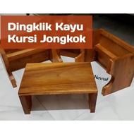 Wooden Stool, Squatting Chair, Kitchen Stool, Garden Stool Wood Stool