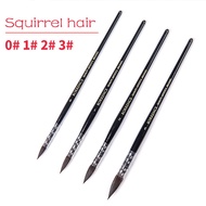Borence professional squirrel hair watercolor brush set for watercolor watercolor acrylic oil painti