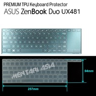 Keyboard Protector ASUS ZenBook Duo UX481 - PREMIUM TPU Clear