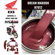 [HONDA EX5 Dream Maroon H7012 ] Cat 2K Motor Aikka DIY Aerosol Cat Spray Motor Merah Maroon| Motor Paint