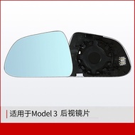✆Sesuai untuk tesla Tesla model 3 lensa cermin belakang medan pandangan besar cahaya biru pemanasan anti-silau