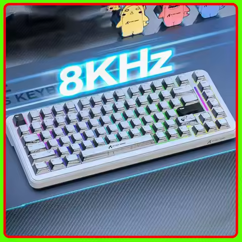 ATTACK SHARK X82 Pro HE Magnetic Keyboard Tri-Mode Wireless 8K Polling Rate Gaming 75% RGB 5000mAh 0