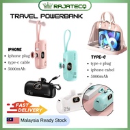 Powerbank 2 in 1 5000MAH DX268-Mini Smart Charge-Get On The Plane-Fast Charging