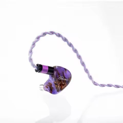Kinera QoA Adonis New 1DD+2BA Hybrid Driver In-Ear Earphone Pinecone Resin Shell 3.5+4.4mm 0.78mm Wi