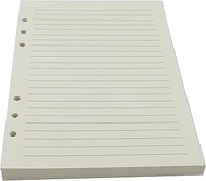 Chris.W 80 Sheets A5 Size Lined 6-Holes Traveler's Notebook Planner Filler Papers/Journal Dairy Inse