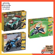 [sj_shop] LEGO Creator Supersonic Jet, Superbike, Street Racer 3 IN 1 Block Toy