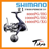 【100% Authentic】SHIMANO spinning reel 21 Twin Power SW 2021 8000PG/8000HG/10000PG/10000HG/14000PG/14